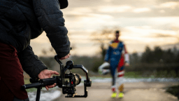 Videographer at work